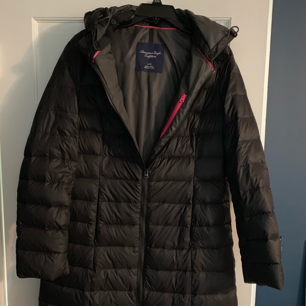 American Eagle knee length puffer hacker